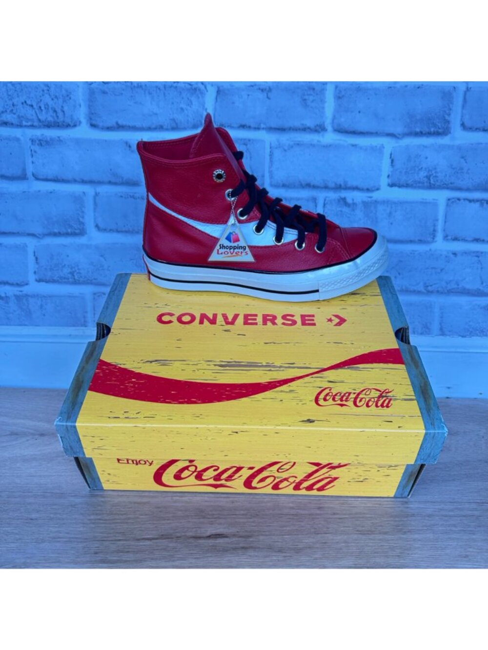 ⭐Coca Cola x Converse Chuck 70 Hi Skateboard Shoes 6.5 Mens Sneakers Red A17888C - Picture 10 of 12